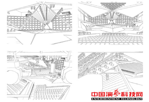 舞臺(tái)燈光設(shè)計(jì)電視節(jié)目《全能星戰(zhàn)》舞美燈光設(shè)計(jì)效果圖