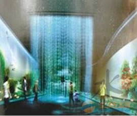 Heilongjiang tricks international hotel fog screen fog curtain 3D holographic effect display