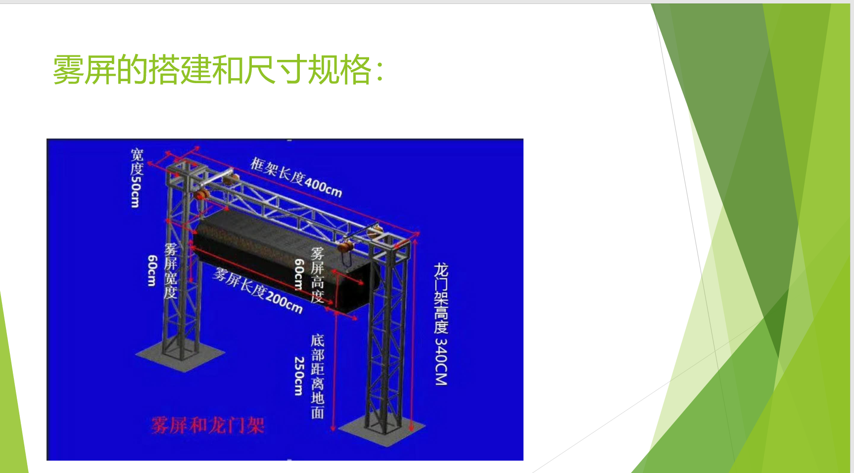 霧屏/霧幕機(jī)/水霧機(jī)的投影機(jī)解說(shuō)效果圖